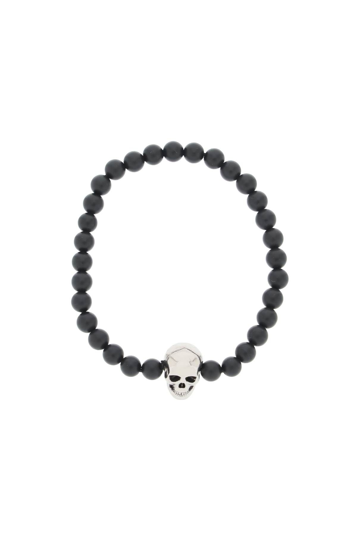 Alexander McQueen ALEXANDER MCQUEEN skull bracelet with pearls