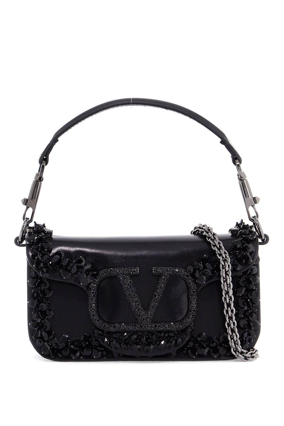 VALENTINO GARAVANI VALENTINO GARAVANI small locò shoulder bag with swarovski