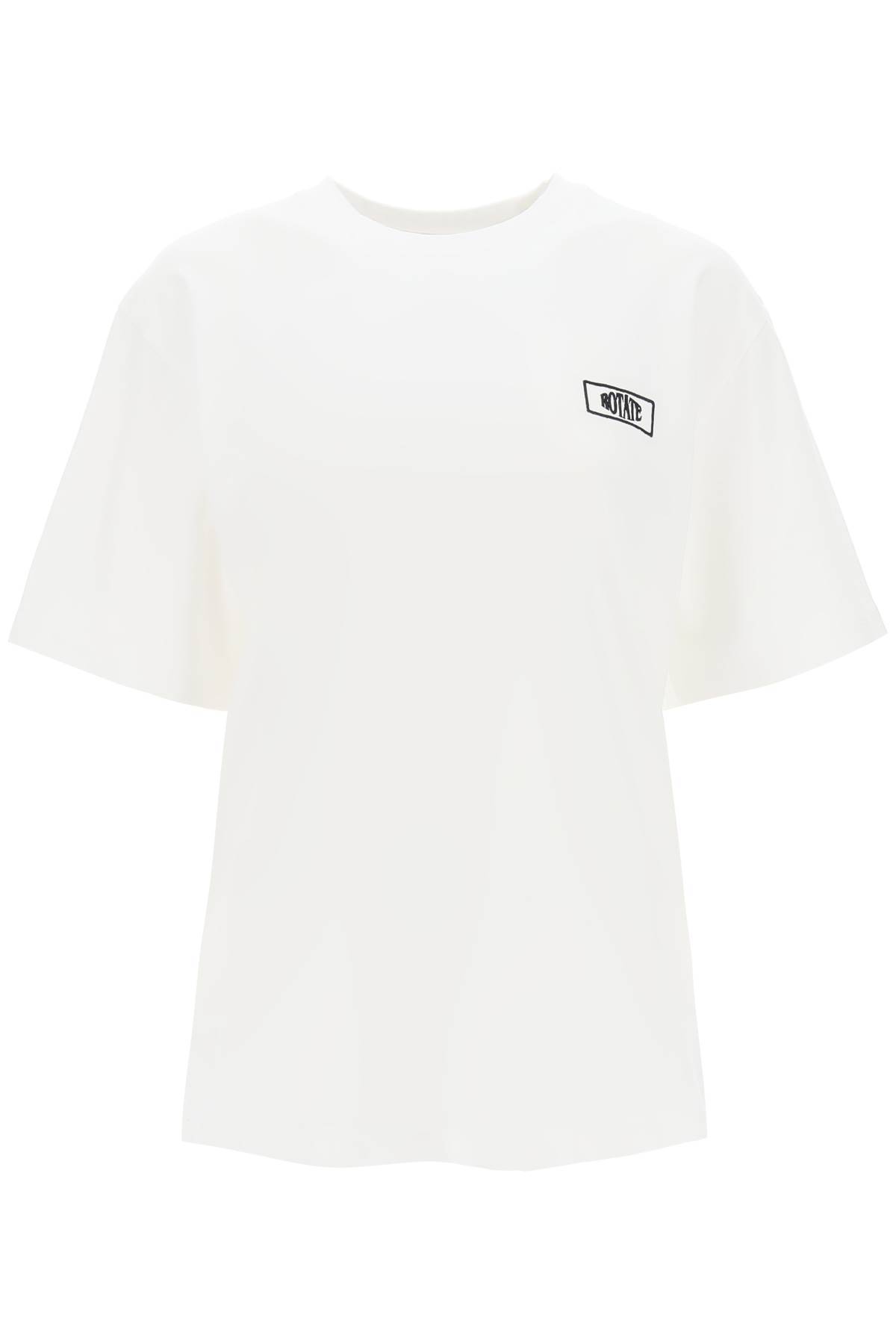 Rotate ROTATE t-shirt with logo embroidery