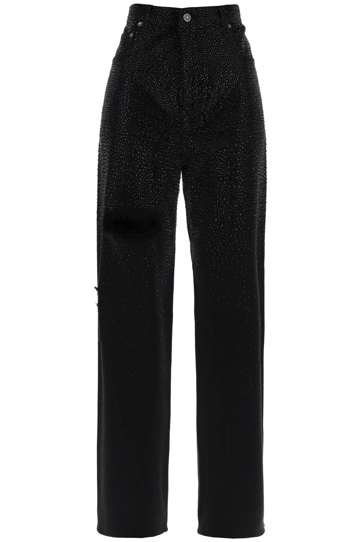 Golden Goose GOLDEN GOOSE loose kim jeans with crystal dégradé