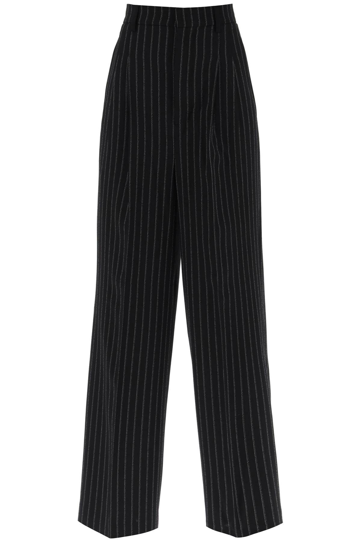  AMI ALEXANDRE MATIUSSI wide-legged pinstripe trousers with