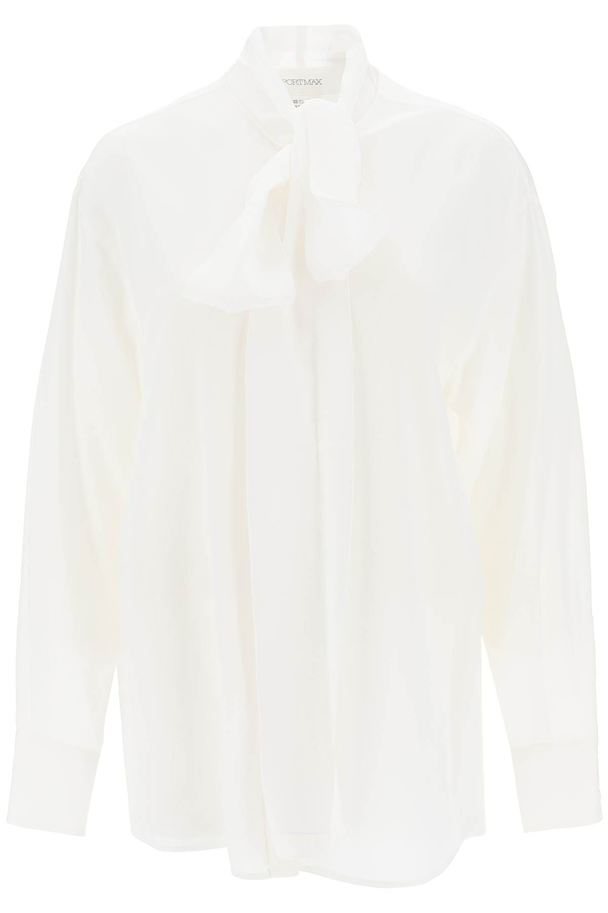 Sportmax SPORTMAX 'vivetta' crepe de chine blouse