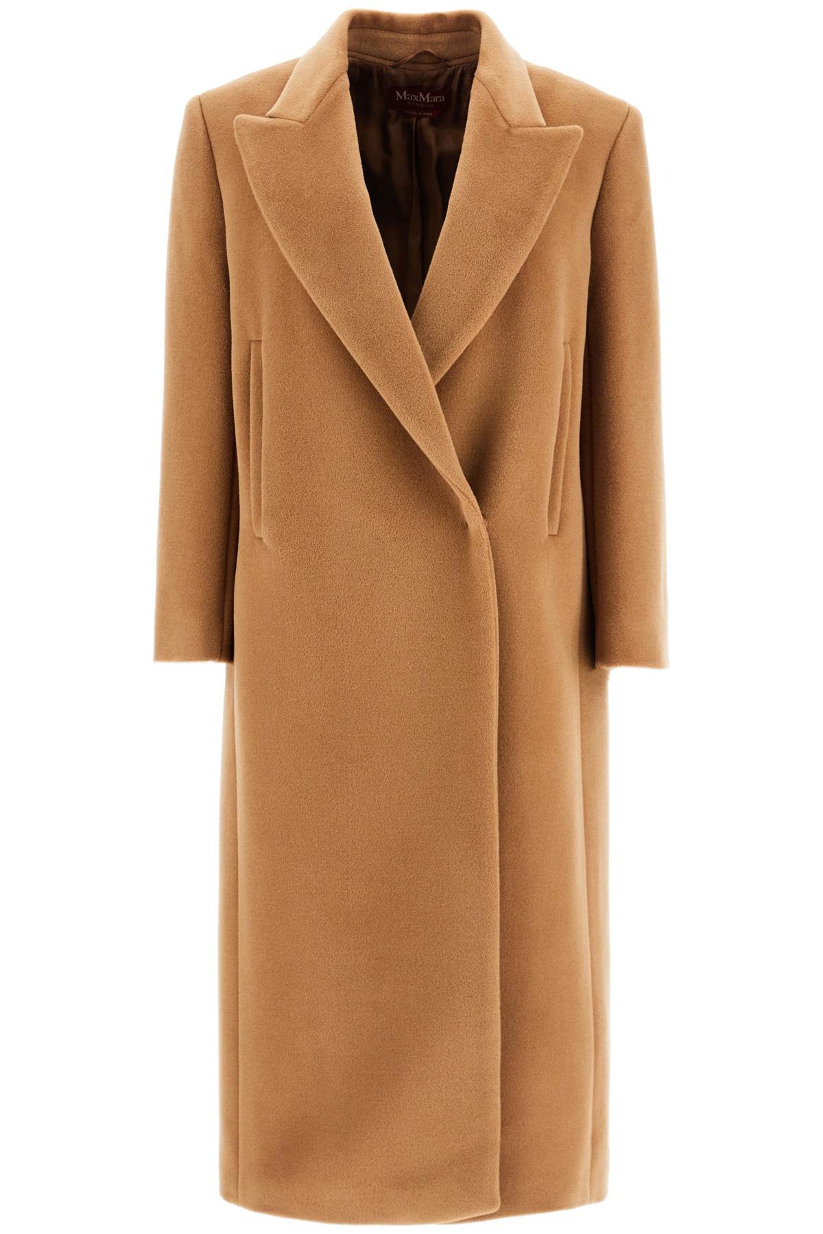 MAX MARA STUDIO MAX MARA STUDIO 'extreme' long straight-cut coat