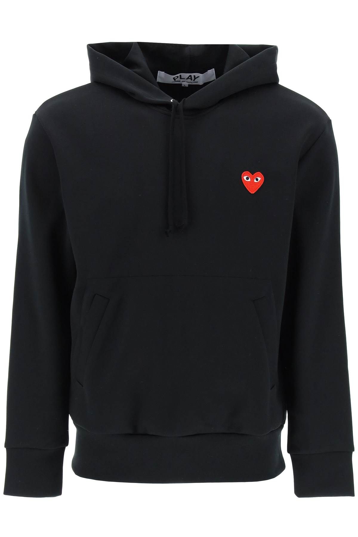 Comme Des Garçons Play COMME DES GARCONS PLAY technical jersey unisex hoodie