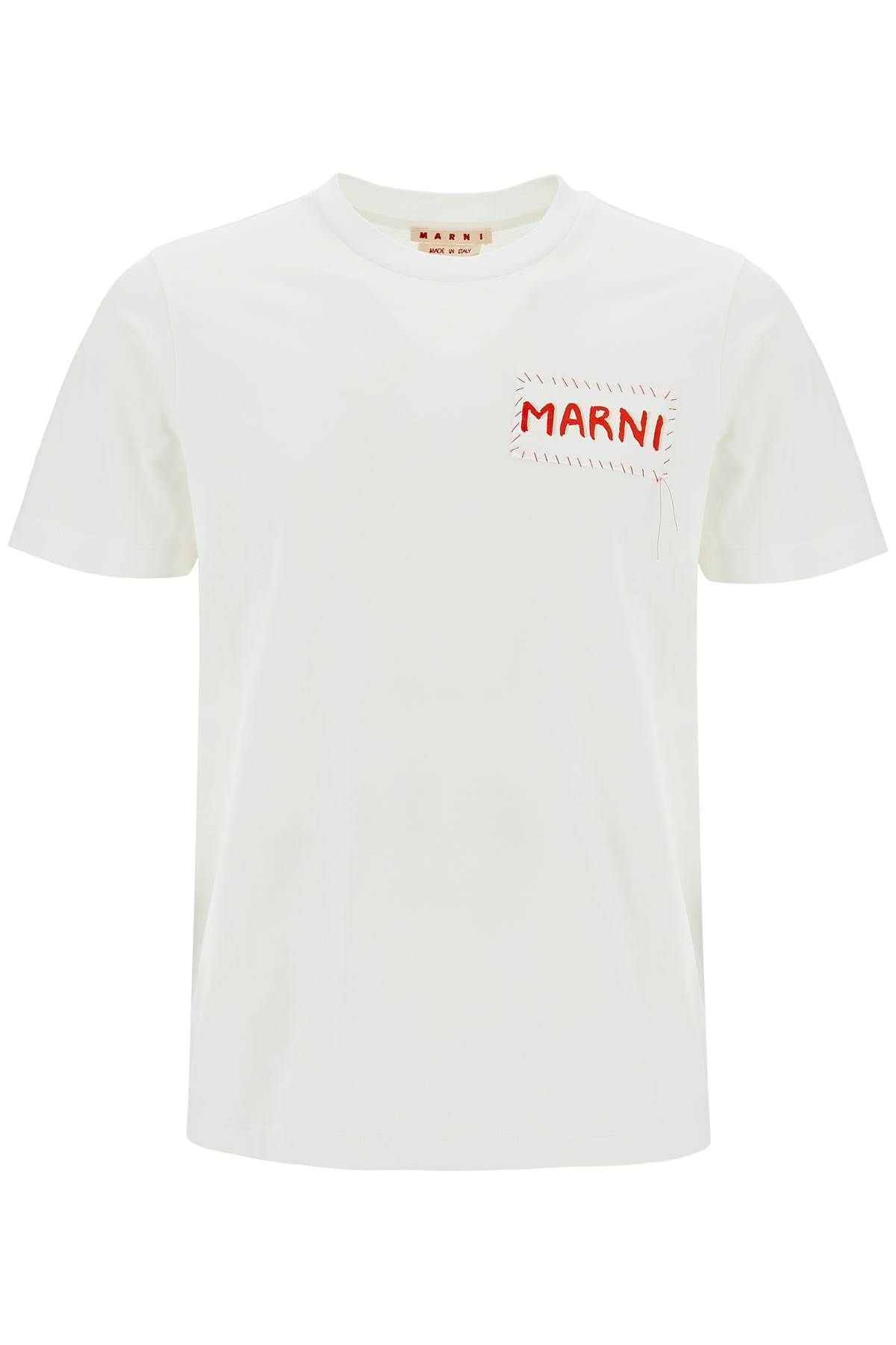 Marni MARNI t-shirt with patch logo design