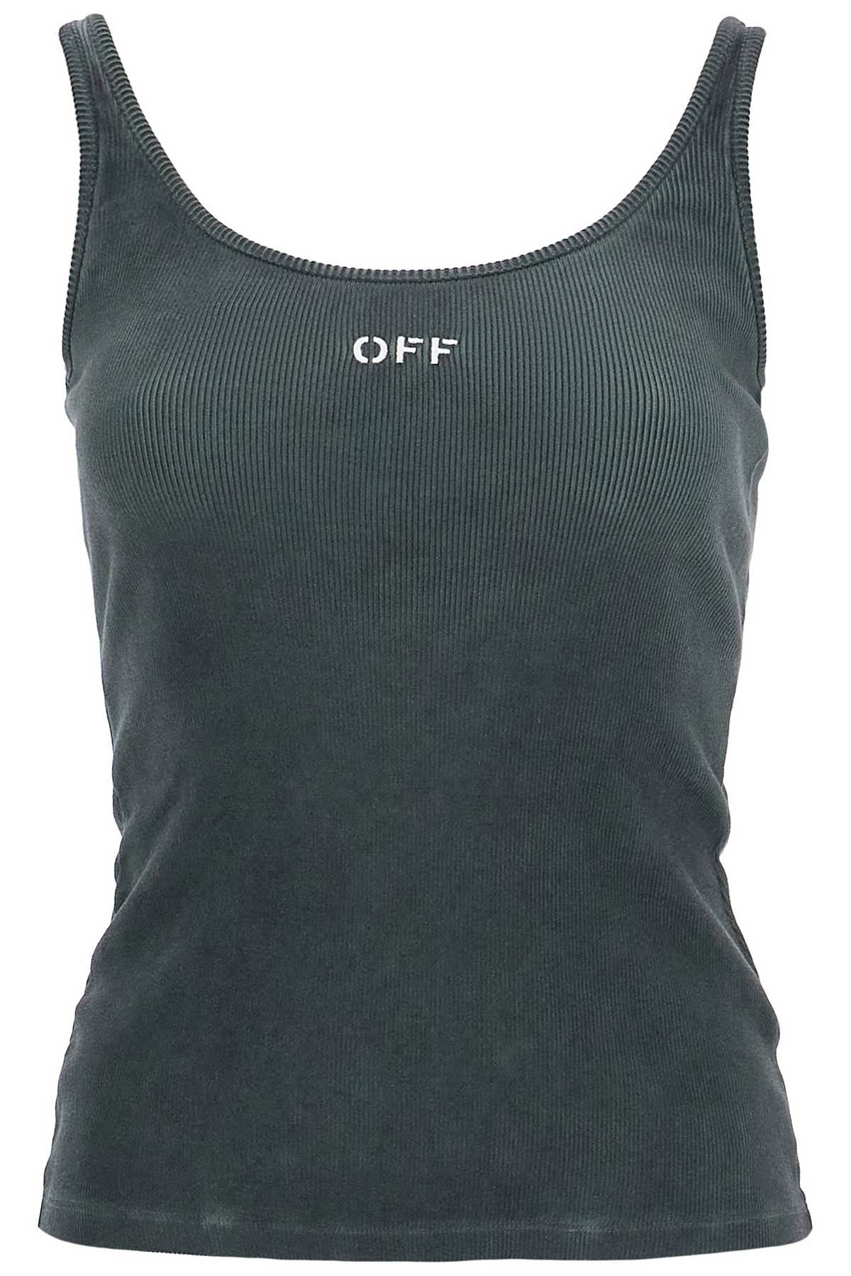 OFF-WHITE OFF-WHITE stretch cotton tank top for women