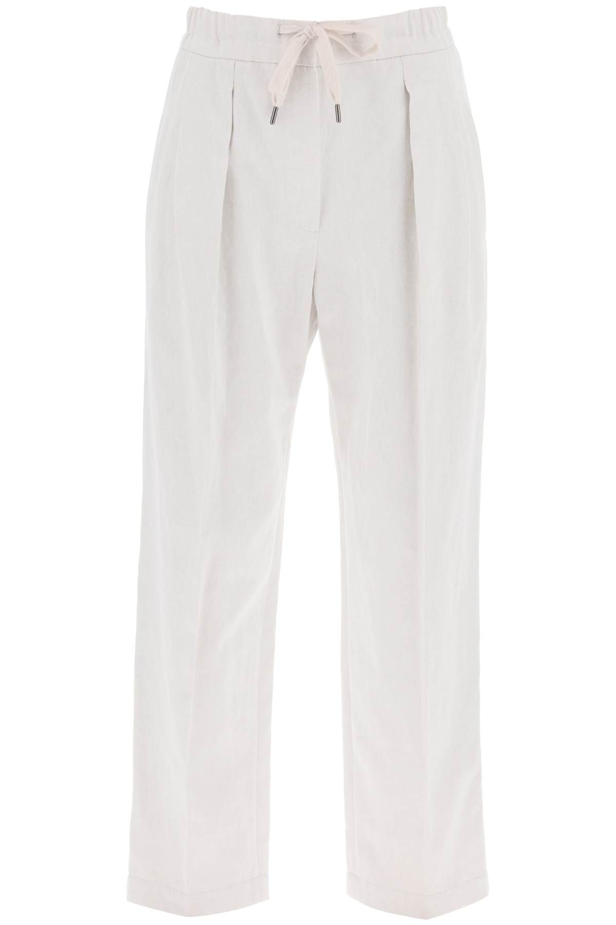 Brunello Cucinelli BRUNELLO CUCINELLI cotton and linen slouchy pants