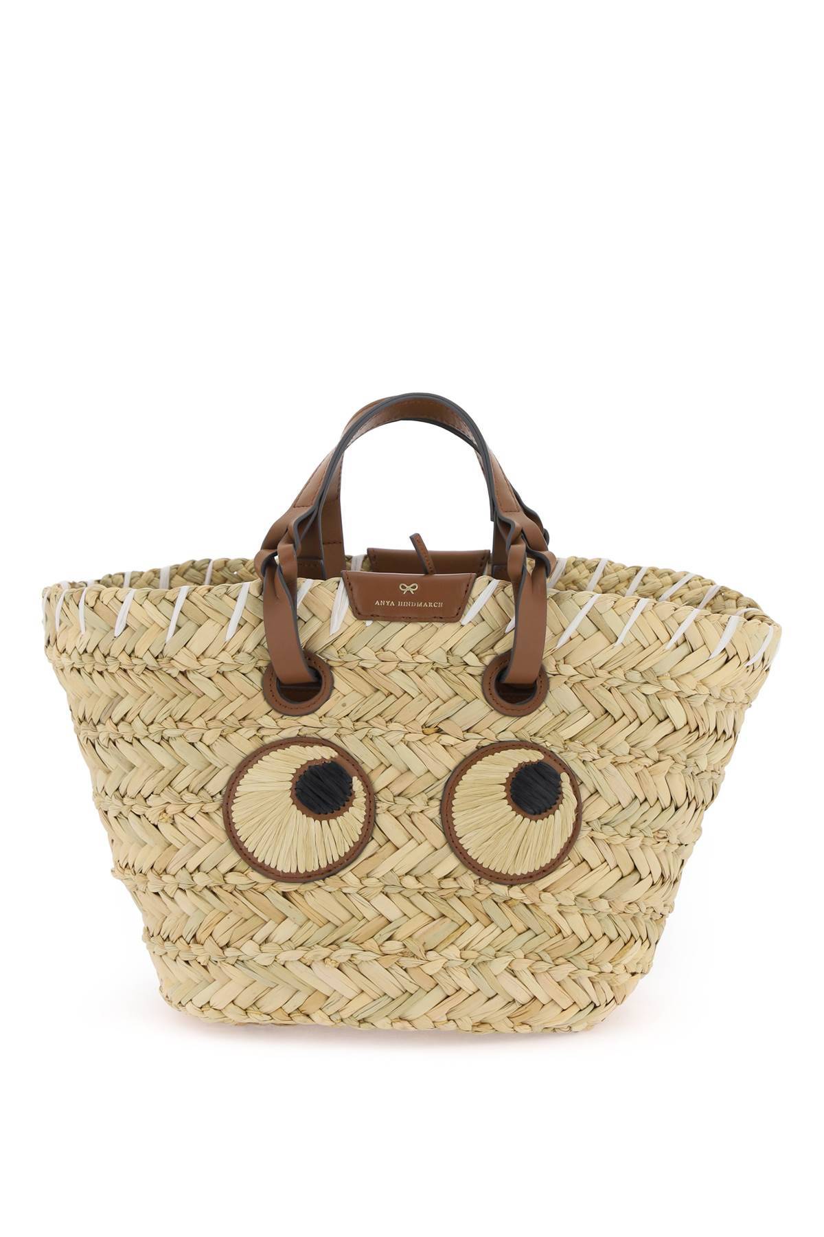 Anya Hindmarch ANYA HINDMARCH paper eyes basket handbag