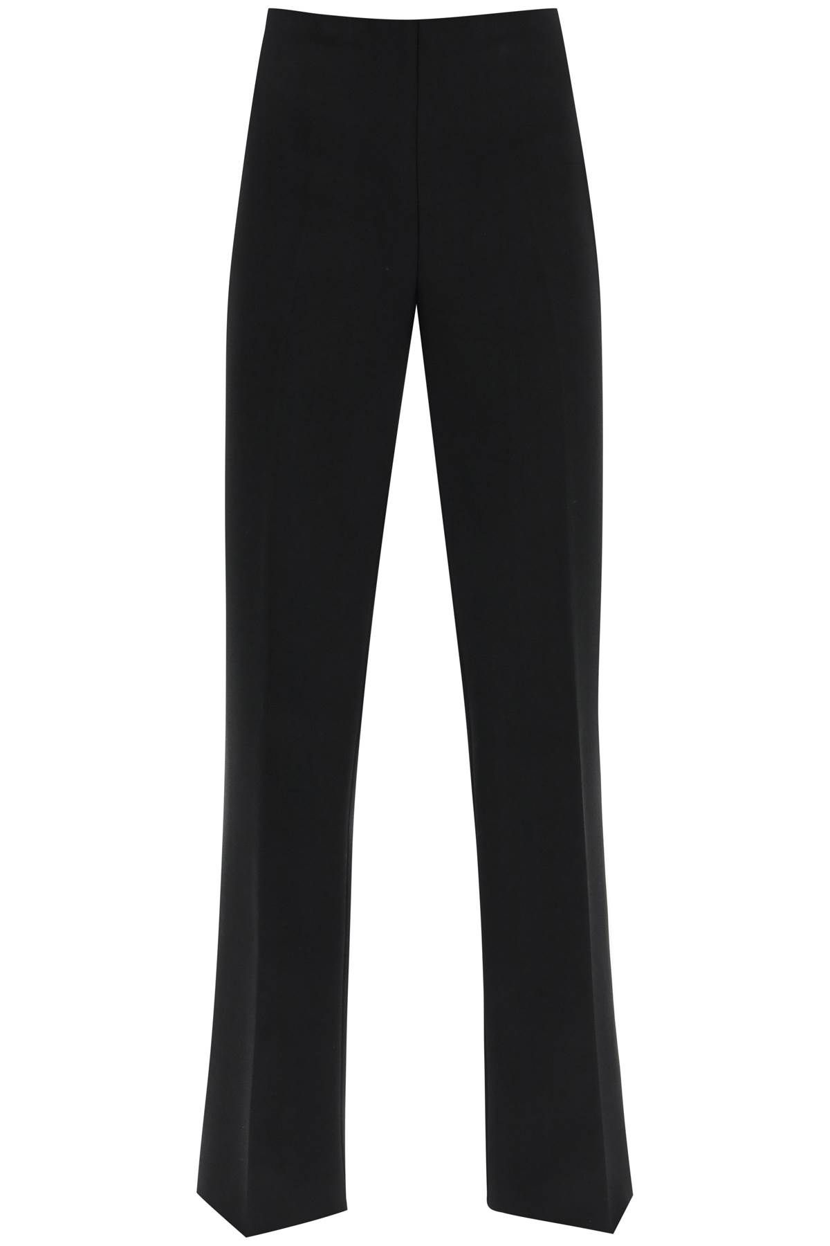 Ferragamo FERRAGAMO high-waisted straight crepe trousers