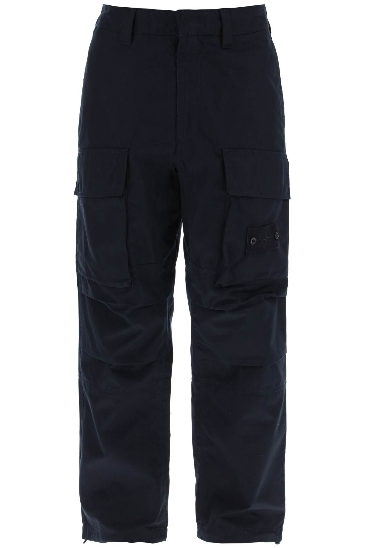 Stone Island STONE ISLAND organic cotton ghost piece cargo pants.