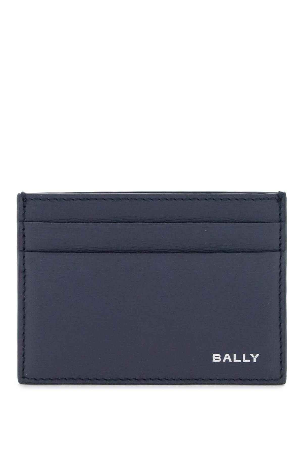 BALLY BALLY leather crossing cardholder