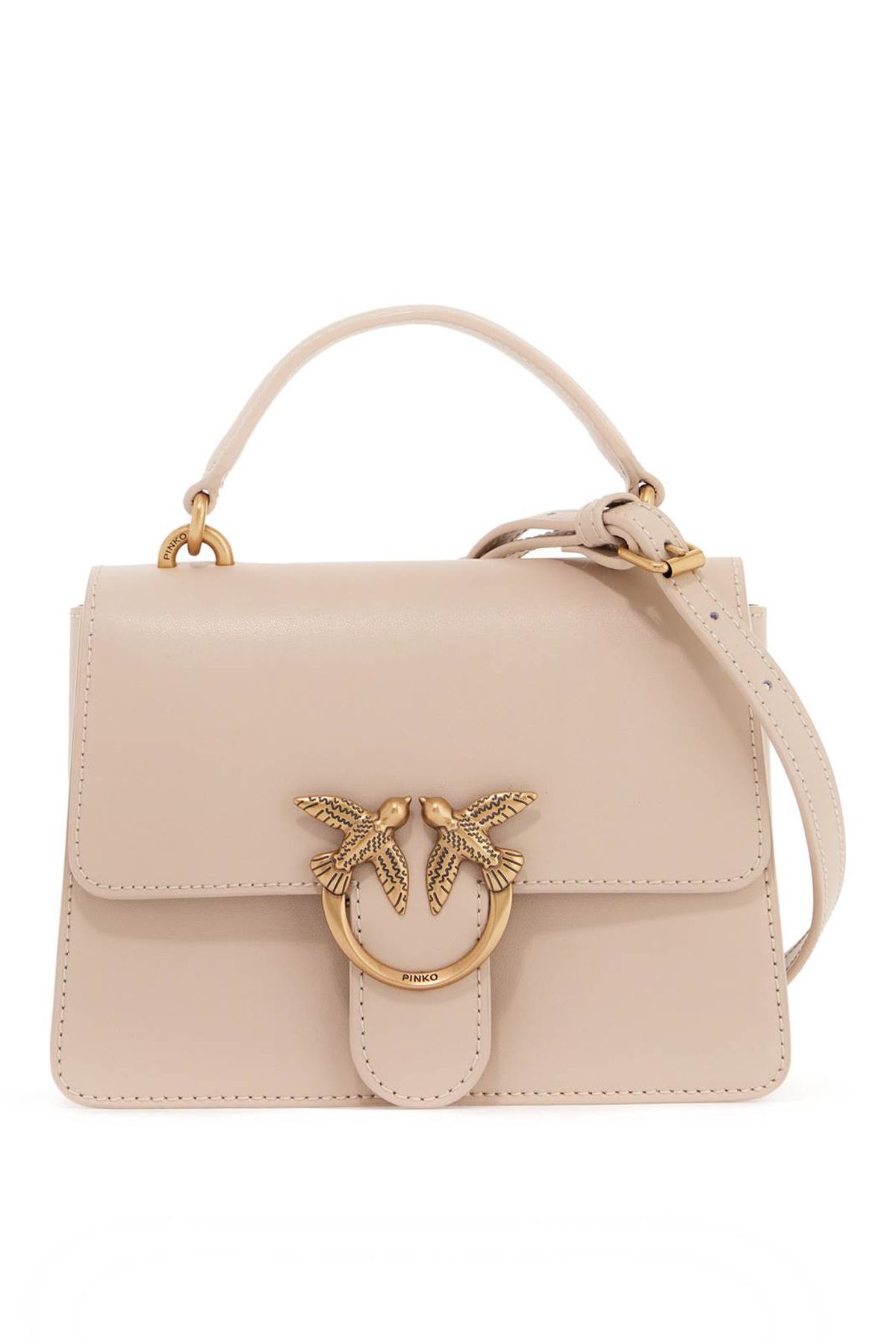 Pinko PINKO love one top handle mini light bag