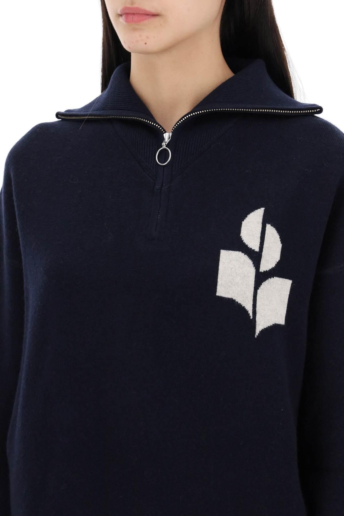 Marant Étoile MARANT ETOILE Azra sweater with jacquard logo