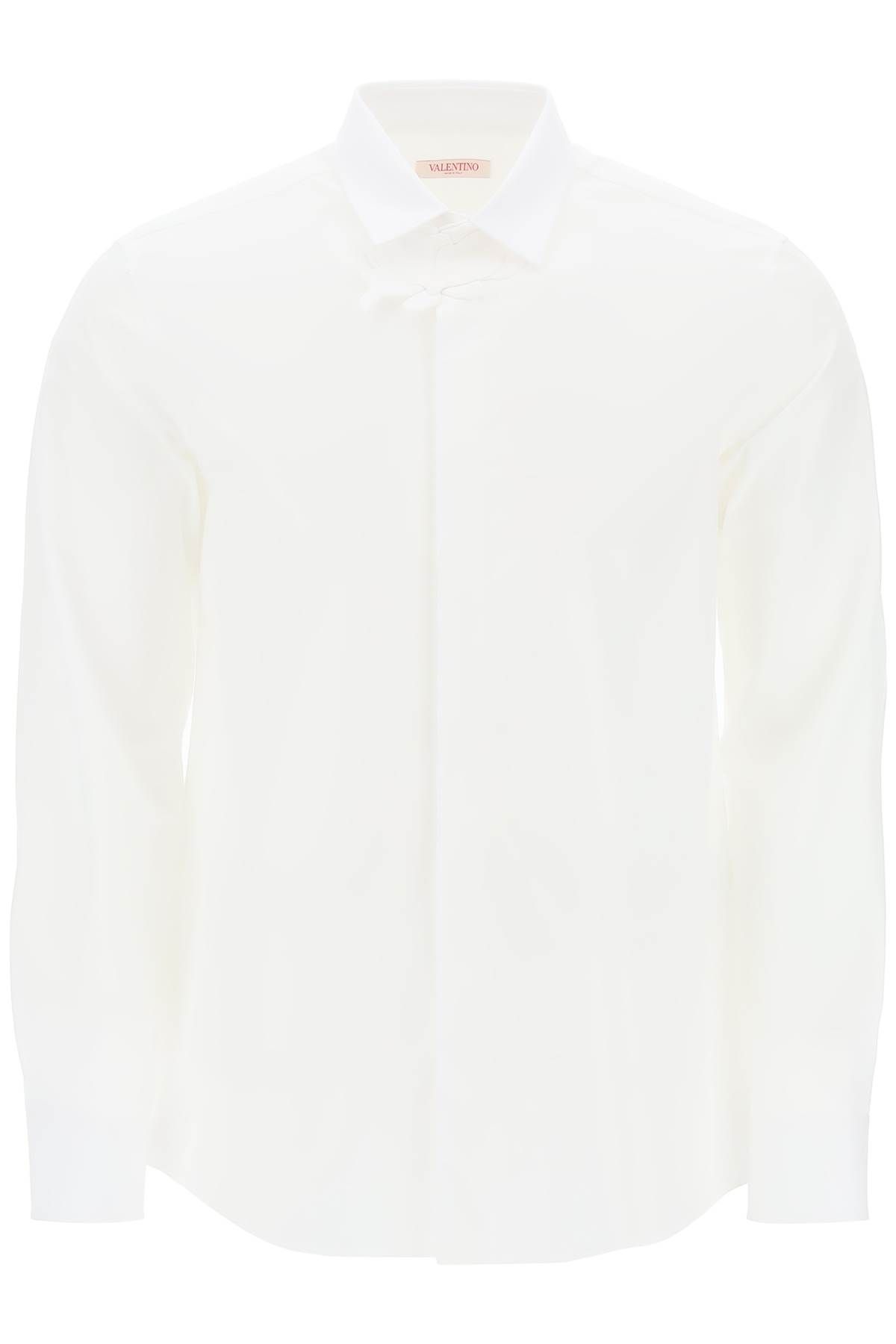 VALENTINO GARAVANI VALENTINO GARAVANI poplin shirt with flower patch detail