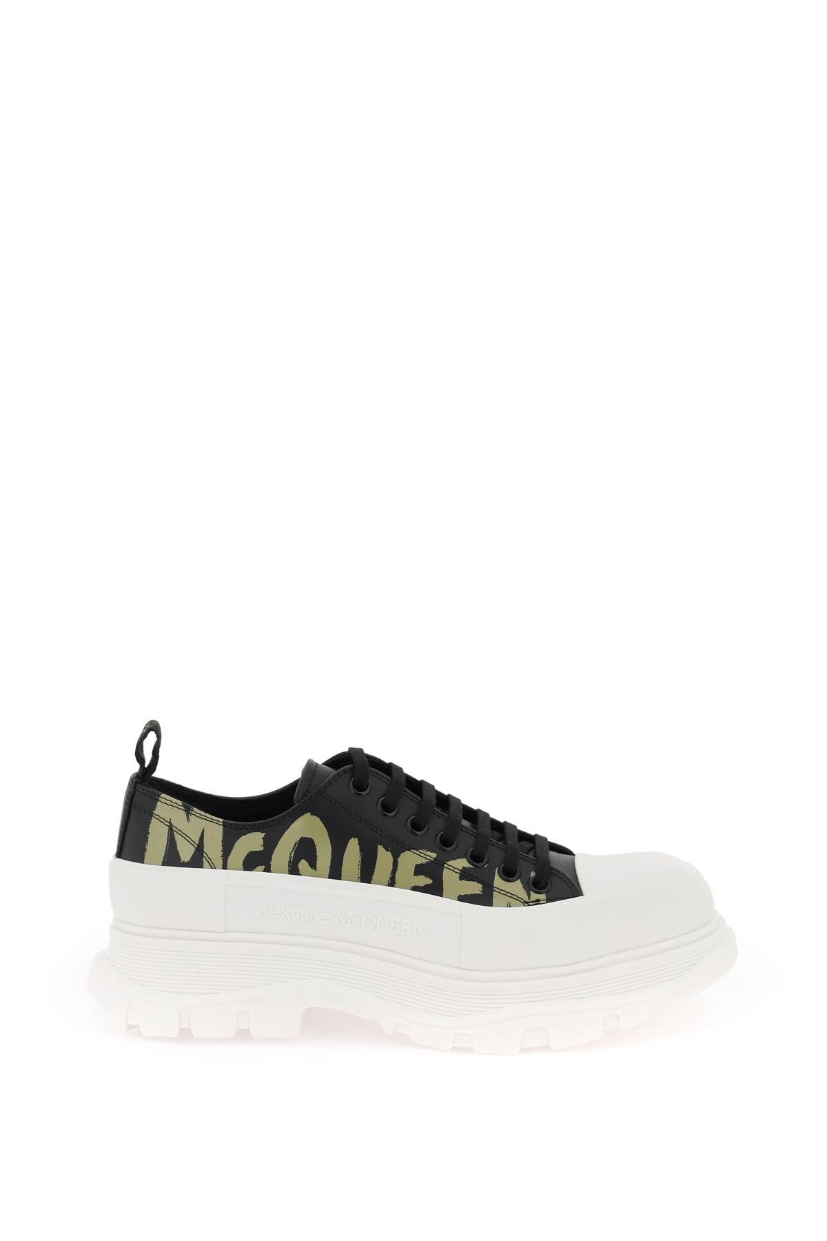 Alexander McQueen ALEXANDER MCQUEEN tread slick sneakers with graffiti logo