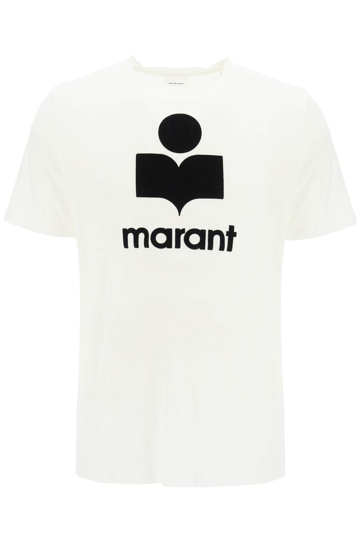  MARANT karman linen logo t-shirt