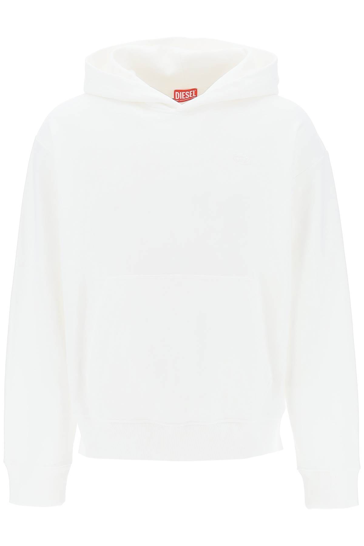 Diesel DIESEL 's-macs-hood-megoval' hoodie with logo embroidery
