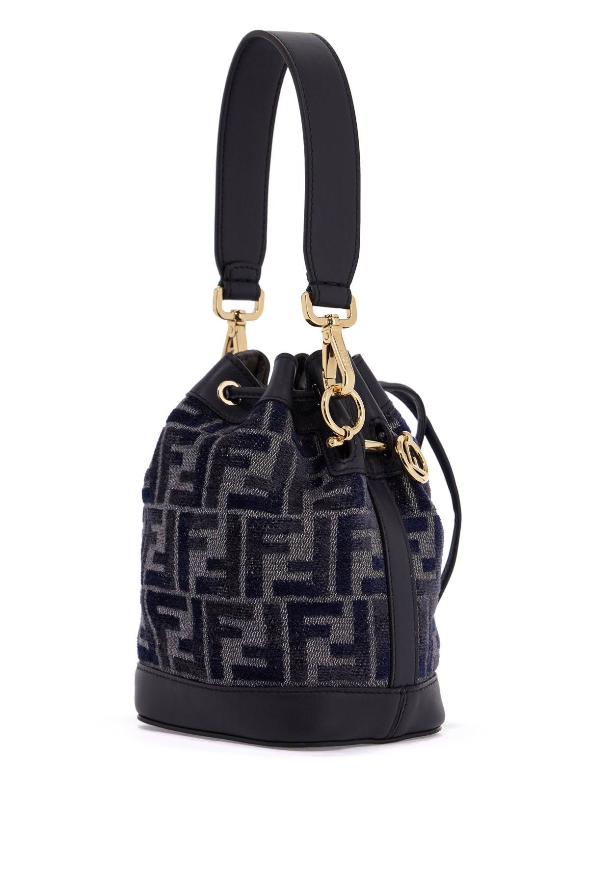 FENDI FENDI mini mon tresor velvet ff bag