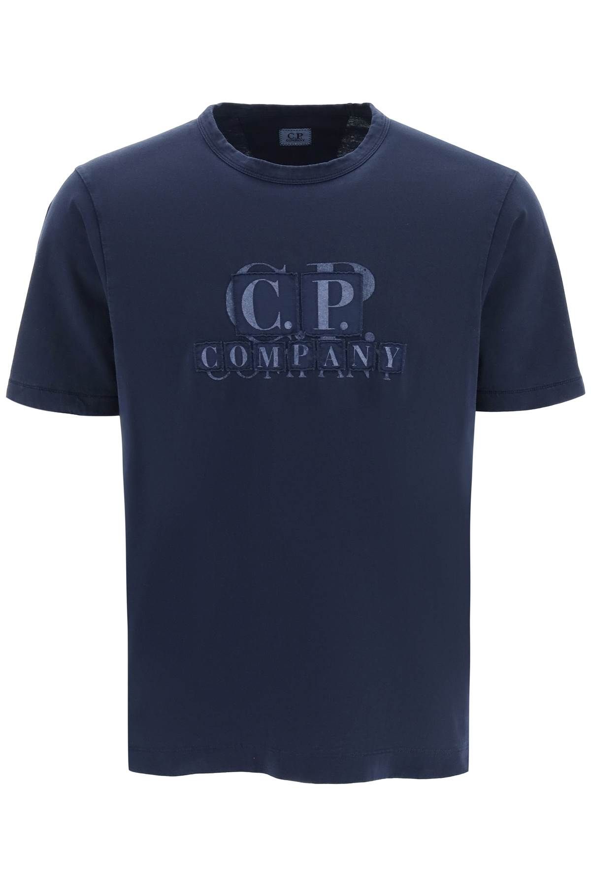 CP COMPANY CP COMPANY logo patch t-shirt