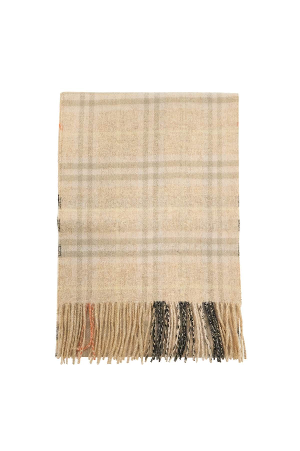 Burberry BURBERRY check reversible cashmere scarf