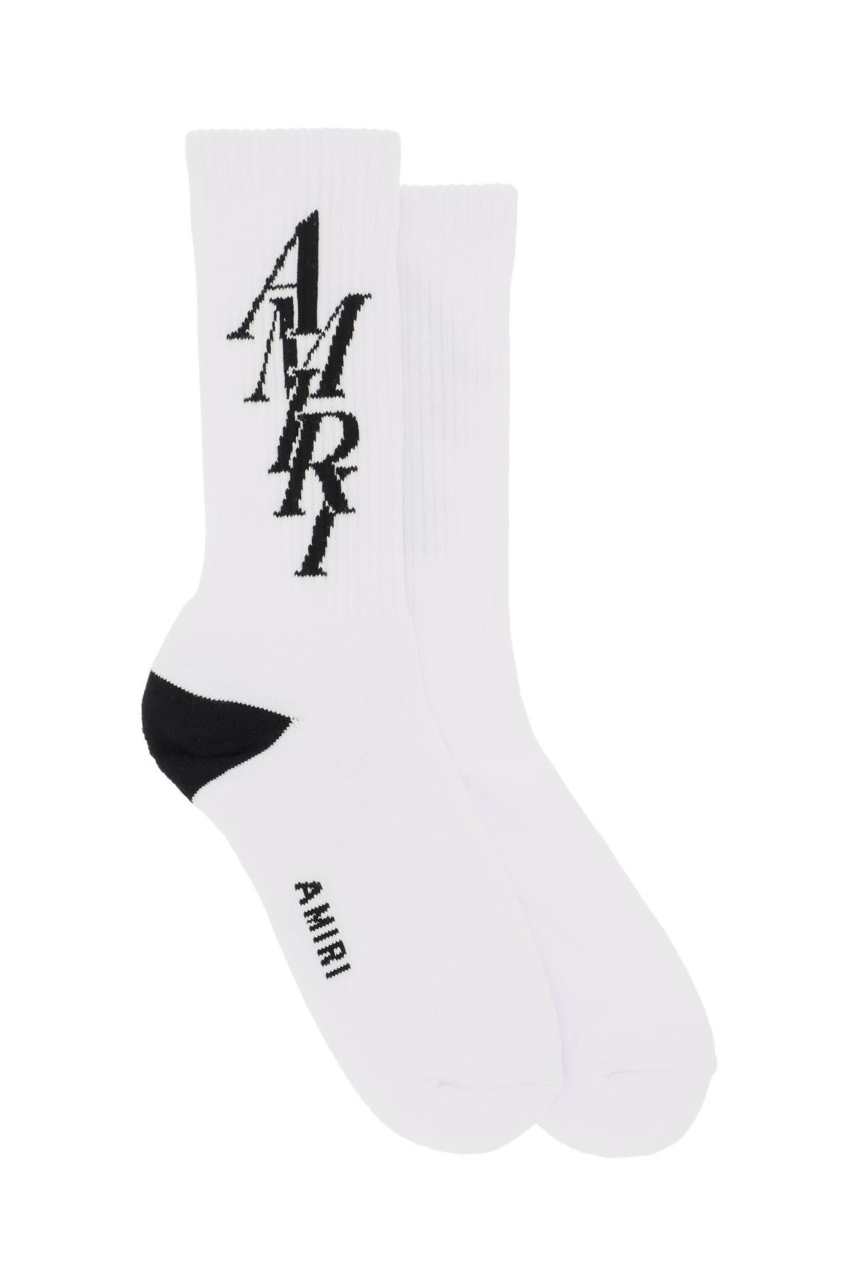 Amiri AMIRI stack logo socks