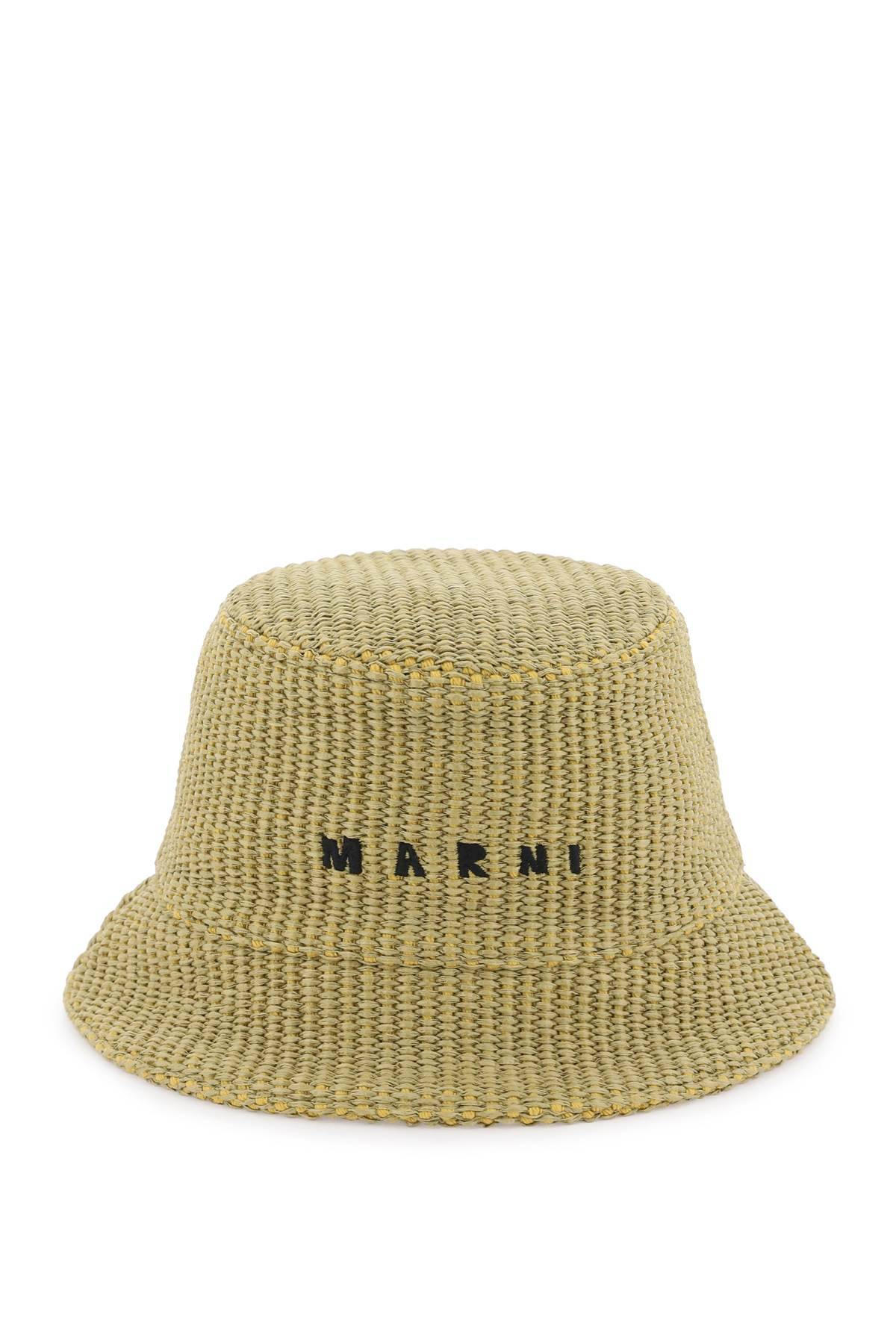 Marni MARNI raffia effect bucket hat