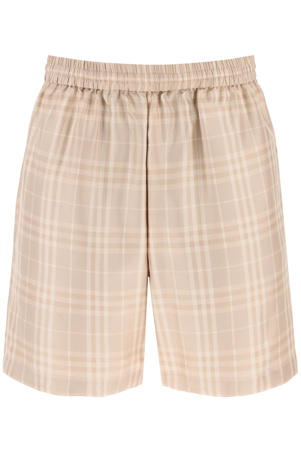 Burberry BURBERRY tartan silk shorts