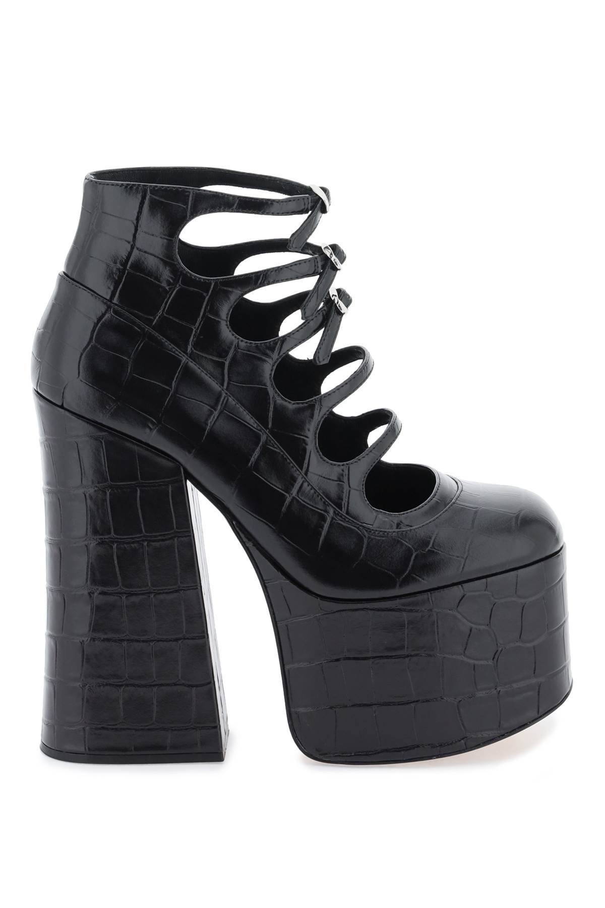 Marc Jacobs MARC JACOBS the croc embossed kiki ankle boots