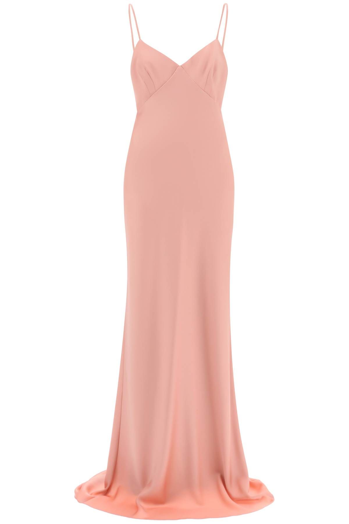 Max Mara MAX MARA 'selce' long dress in envers satin