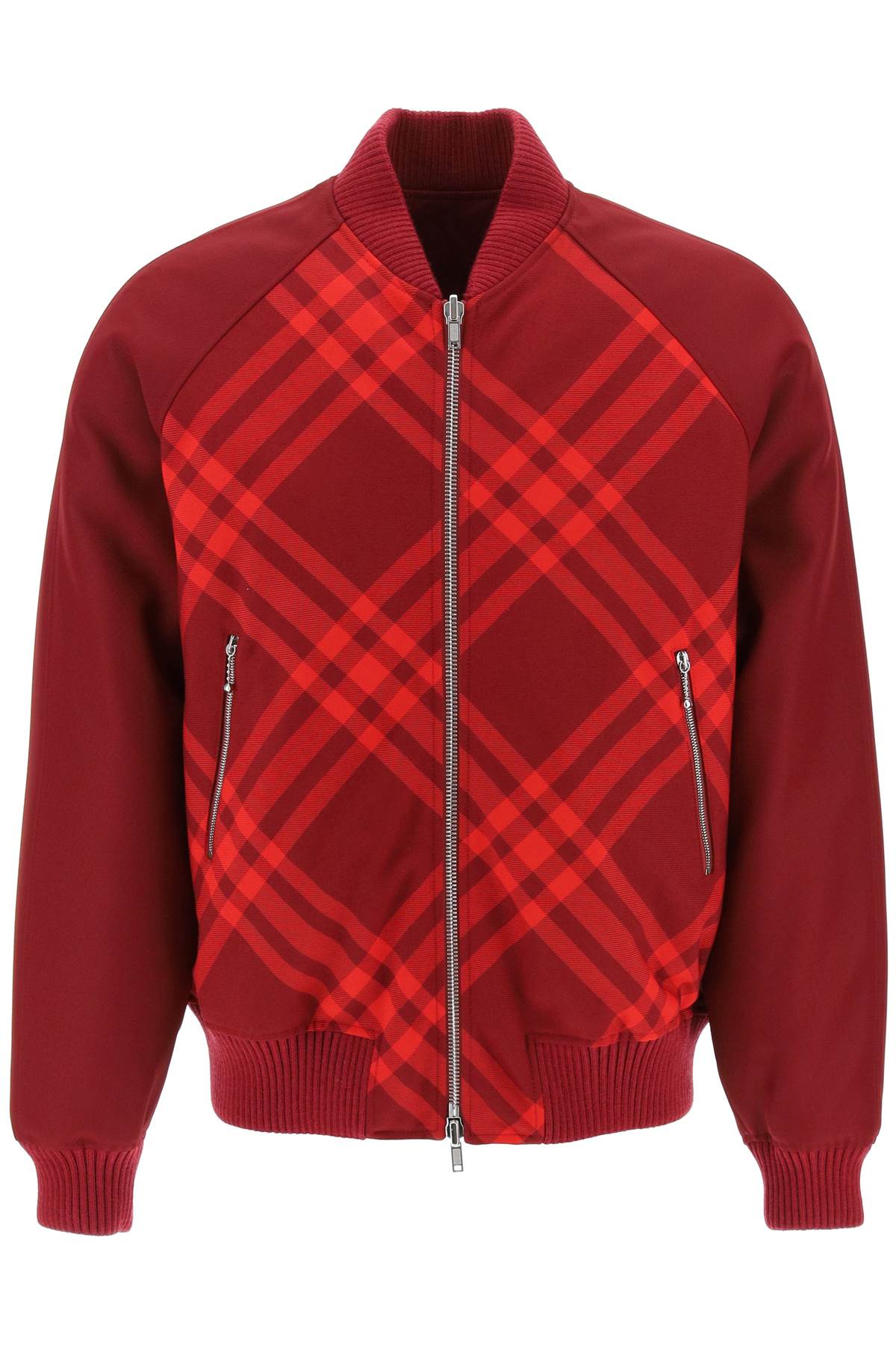 Burberry BURBERRY check reversible bomber jacket