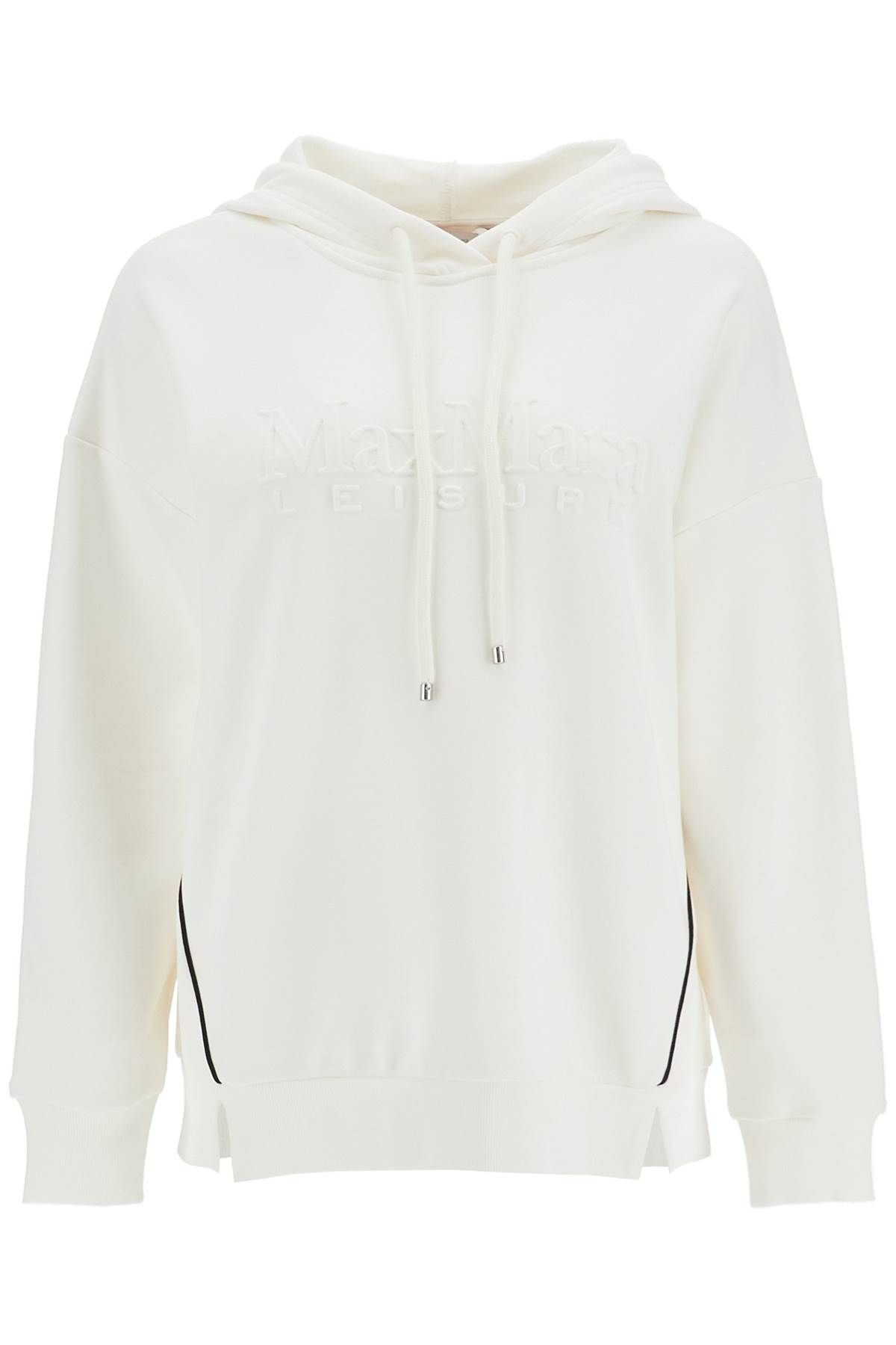 Max Mara Leisure MAX MARA LEISURE hooded sweatshirt with piping