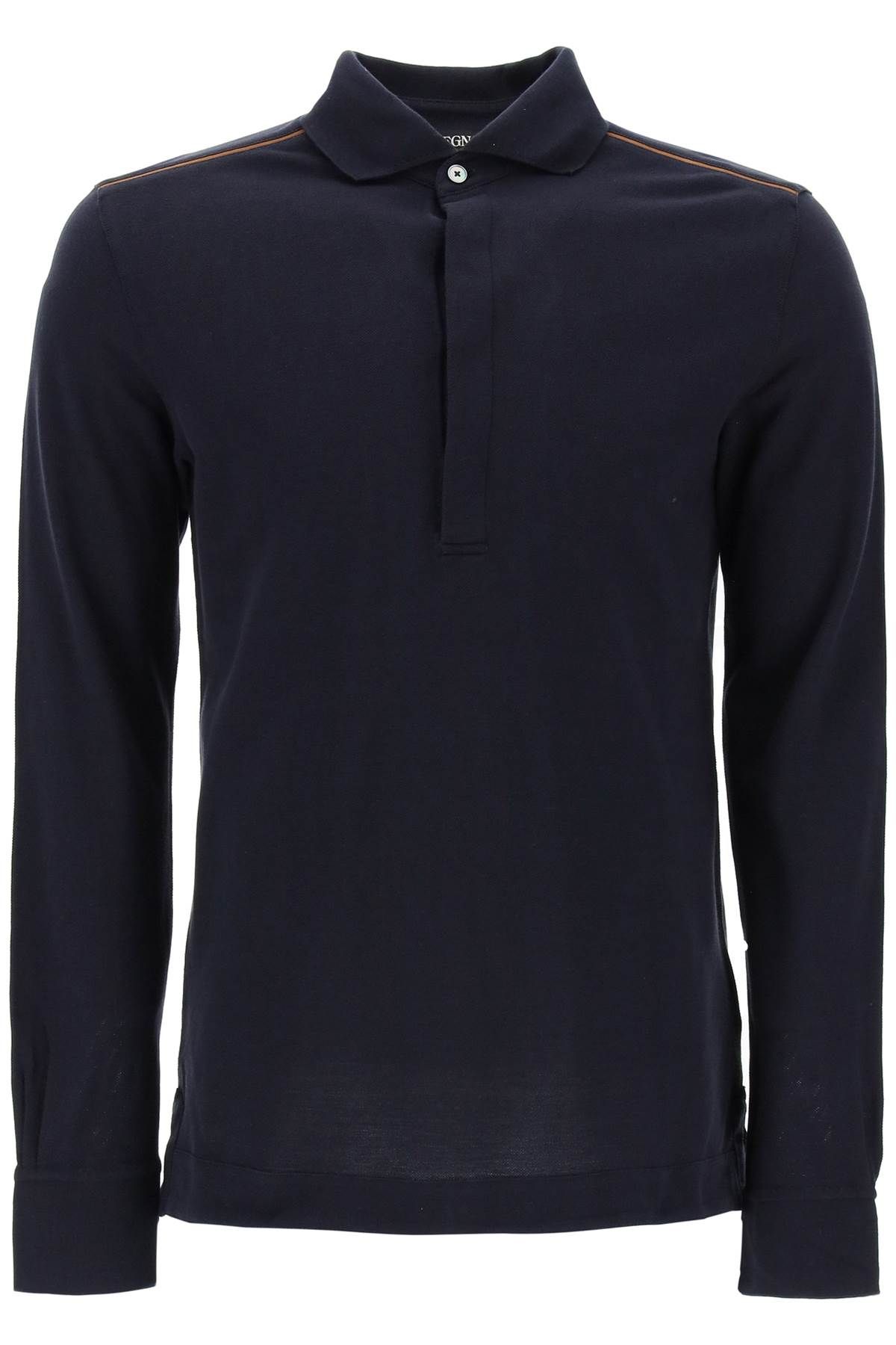 zegna ZEGNA long-sleeved polo shirt