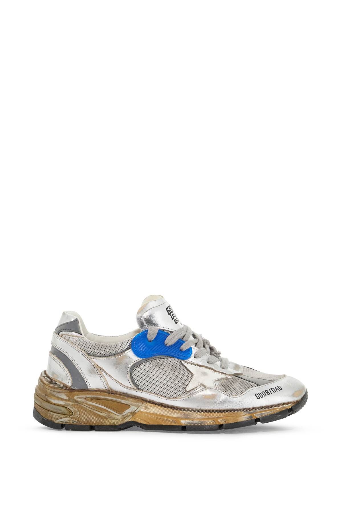 Golden Goose GOLDEN GOOSE mesh and laminated leather dad-star sneakers.