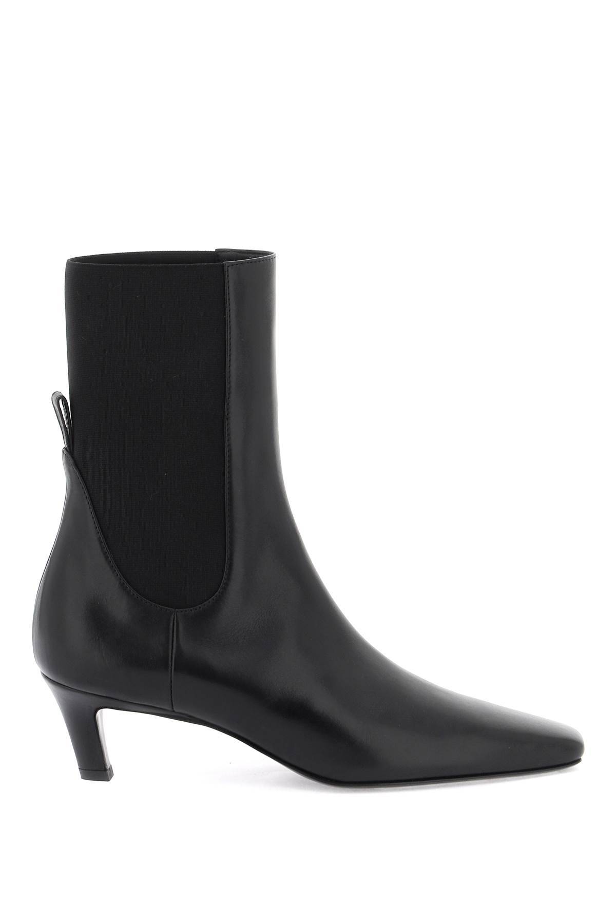 Toteme TOTEME mid heel leather boots