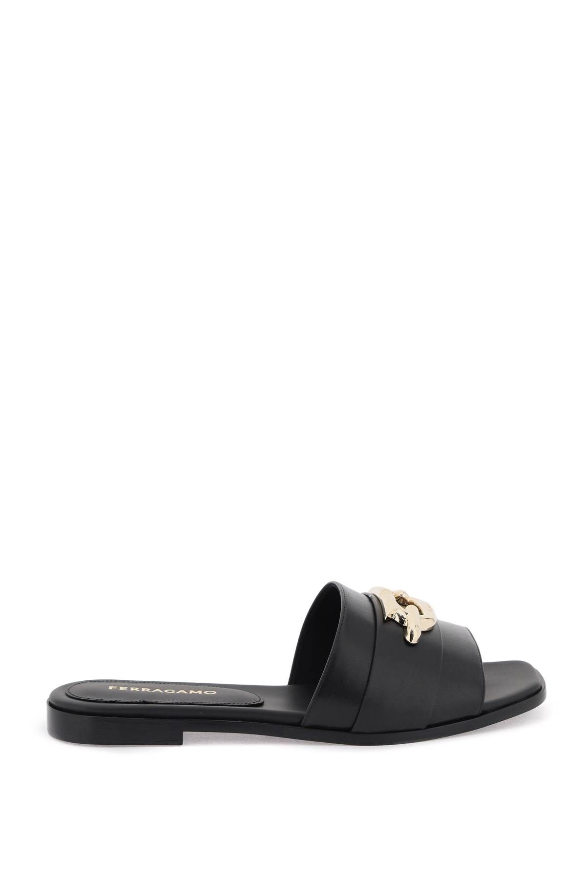 Ferragamo FERRAGAMO 'new gancini' slides