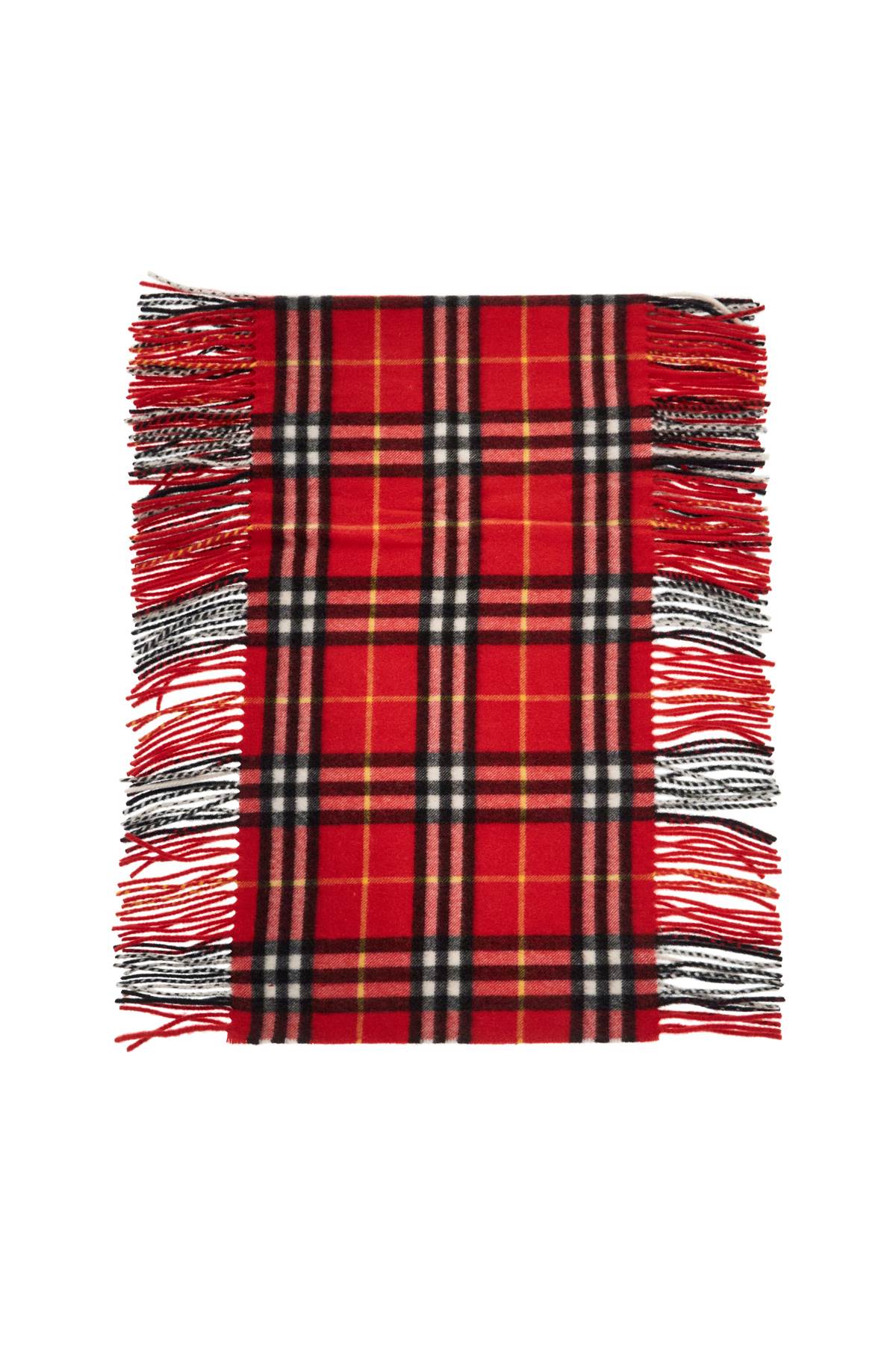 Burberry BURBERRY ered "happy cashmere checkered