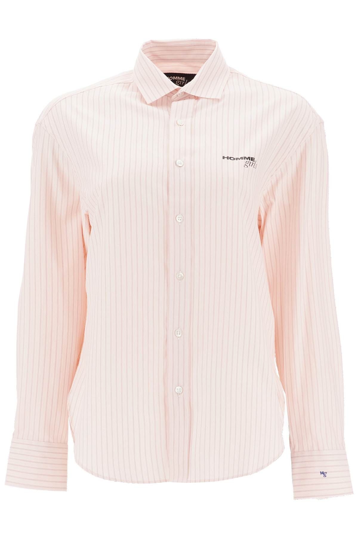  HOMME GIRLS striped oxford shirt for men