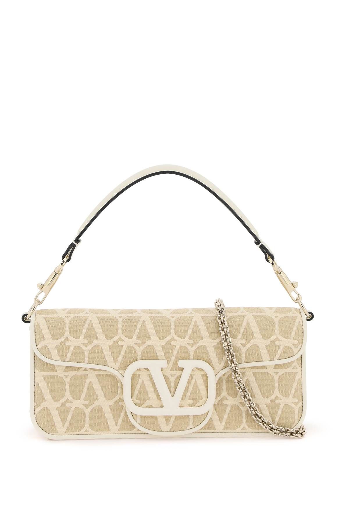 VALENTINO GARAVANI VALENTINO GARAVANI "locò iconographer shoulder bag in rafia