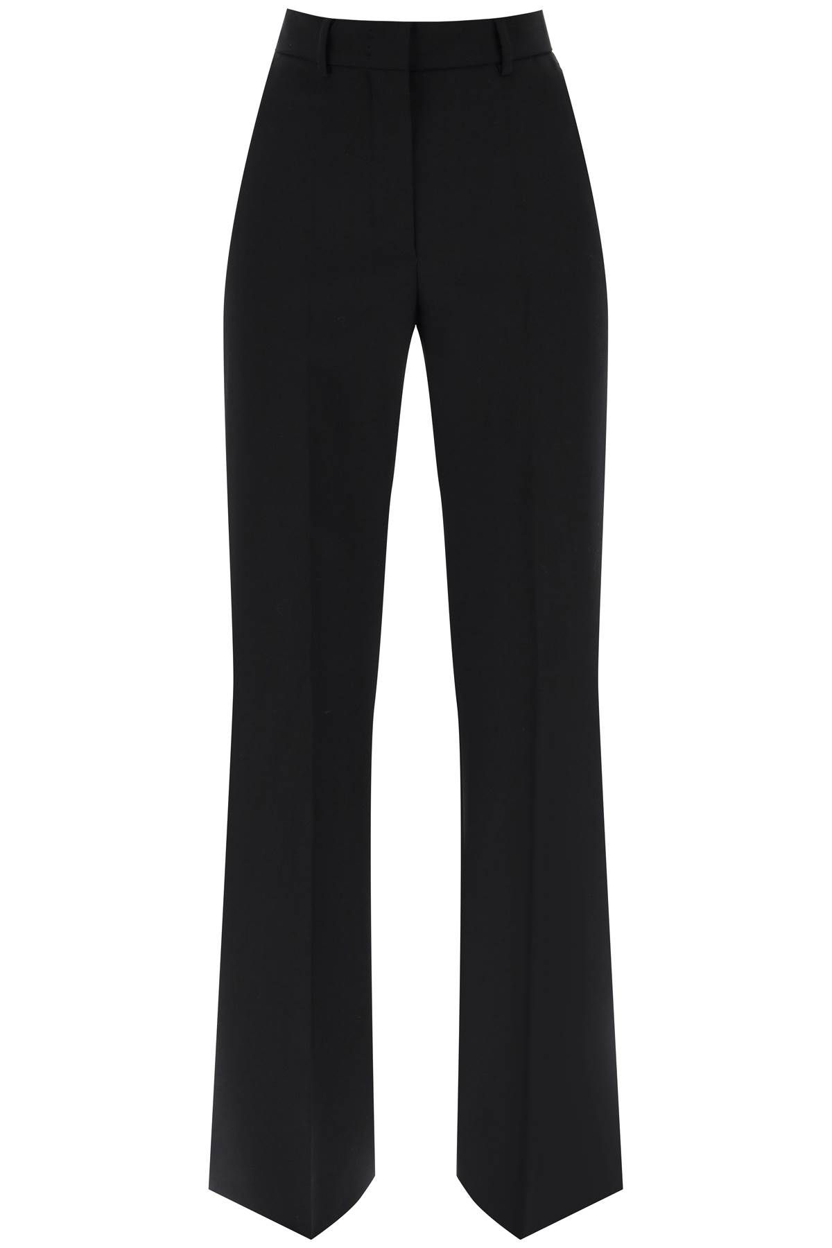 Sportmax SPORTMAX oxalis flared pants in light wool