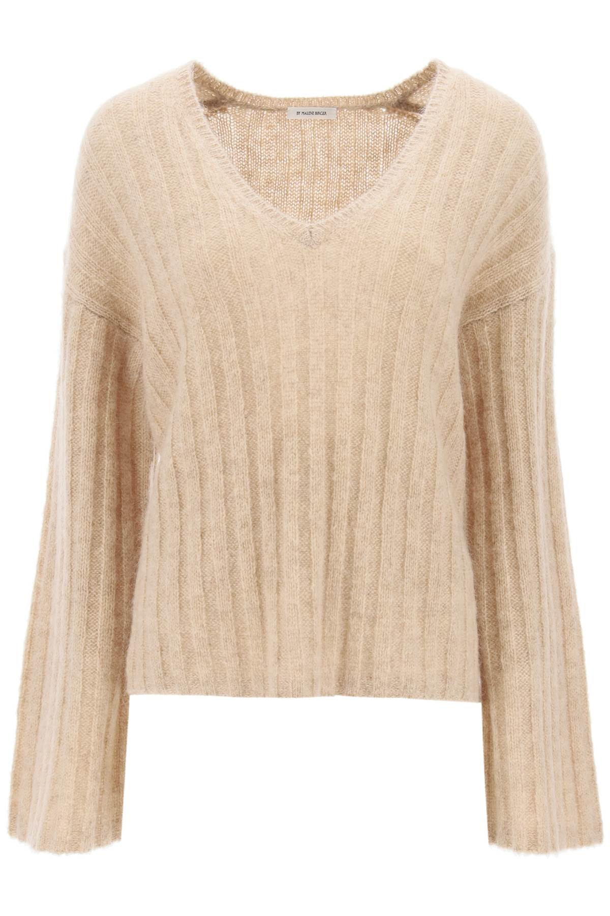 By Malene Birger BY MALENE BIRGER cimone sweater in flat-ribbed knit