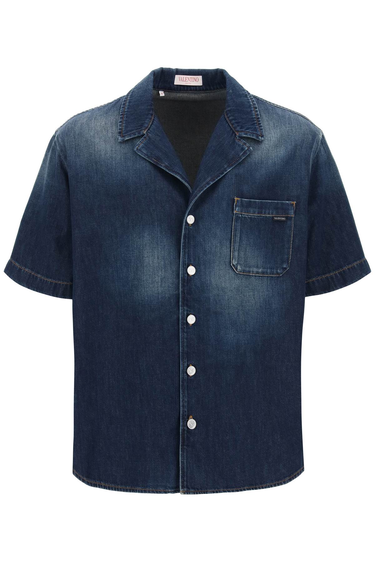 VALENTINO GARAVANI VALENTINO GARAVANI denim chambray bowling shirt