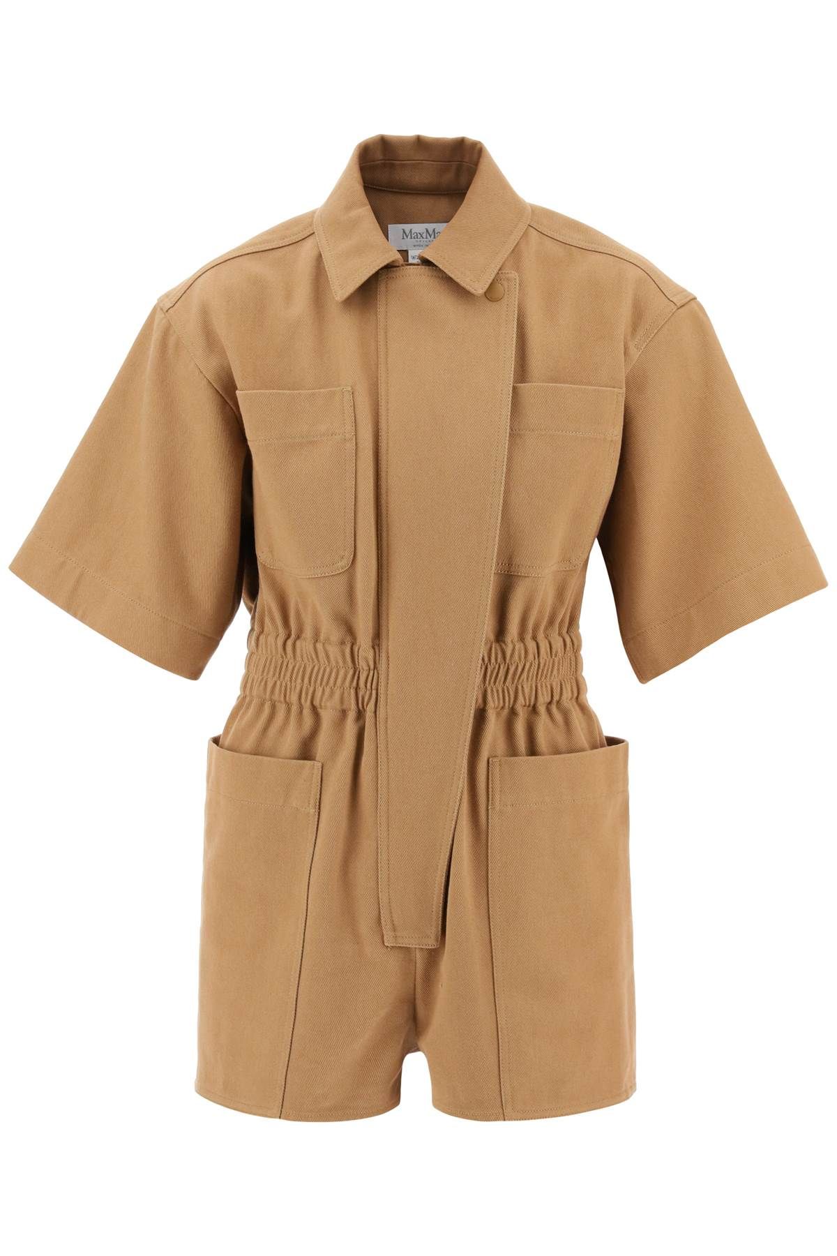 Max Mara MAX MARA short angora workwear jumpsuit