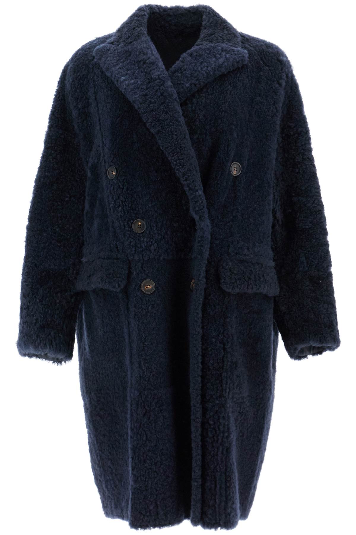 Brunello Cucinelli BRUNELLO CUCINELLI shearling frosty effect coat