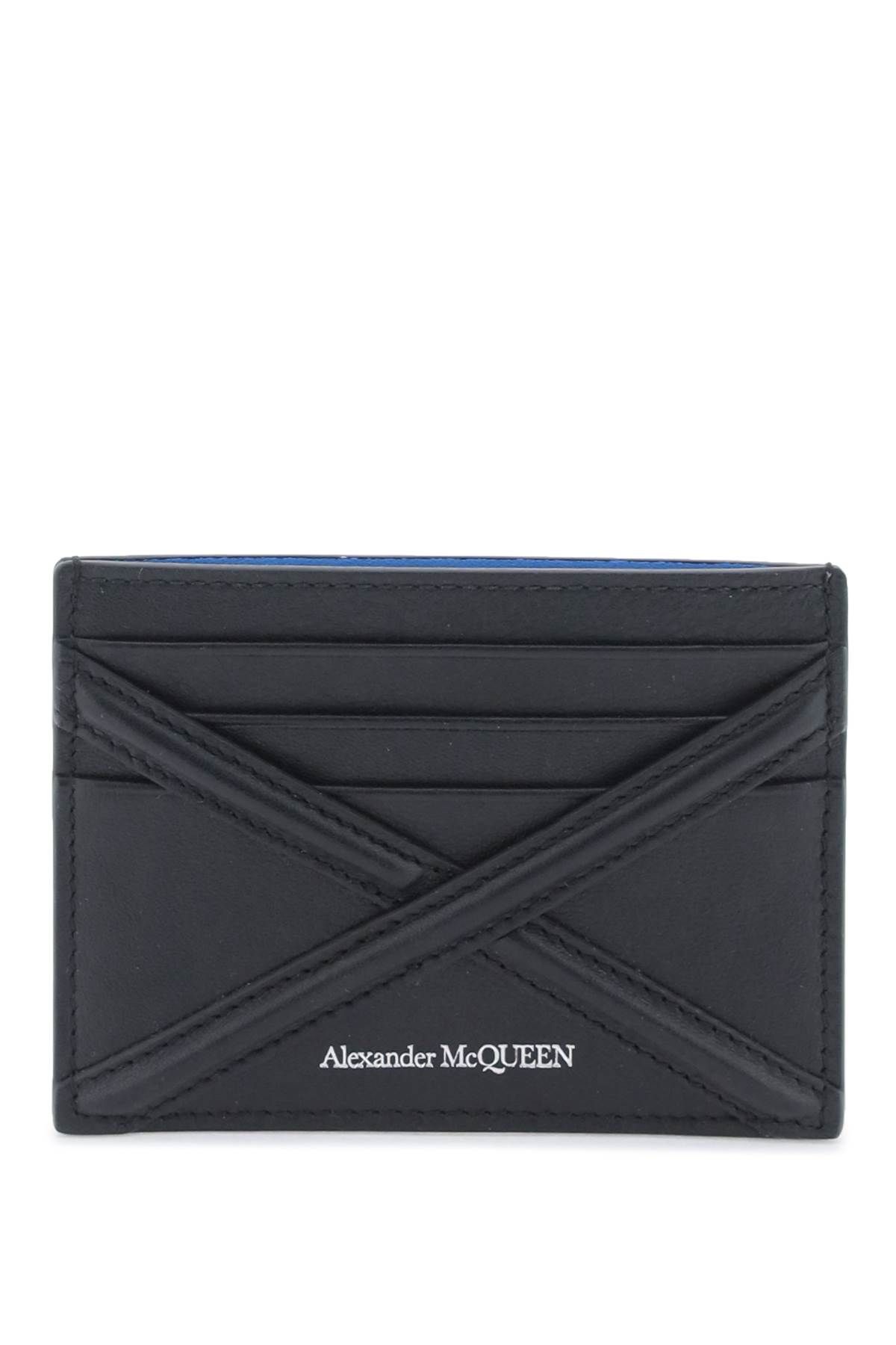 Alexander McQueen ALEXANDER MCQUEEN leather harness cardholder