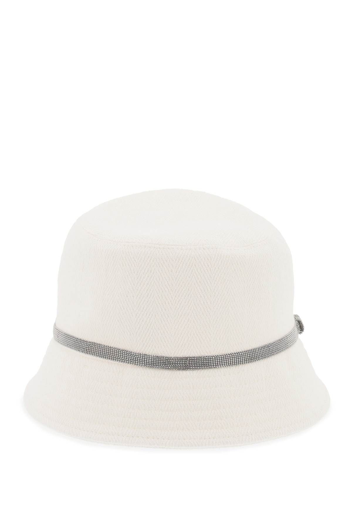 Brunello Cucinelli BRUNELLO CUCINELLI shiny band bucket hat with