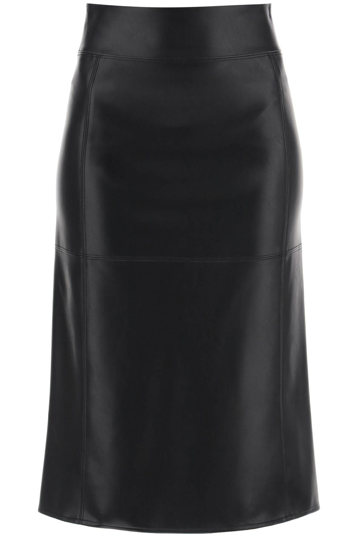  'S MAX MARA coated fabric midi skirt