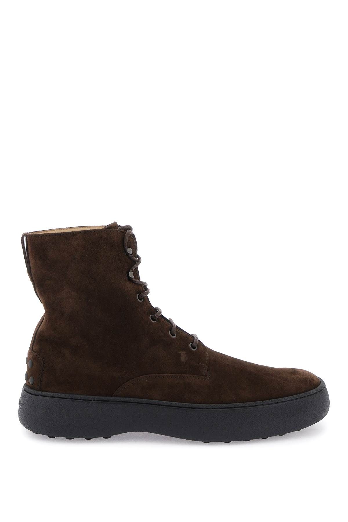 Tod's TOD'S w. g. suede lace-up ankle boots