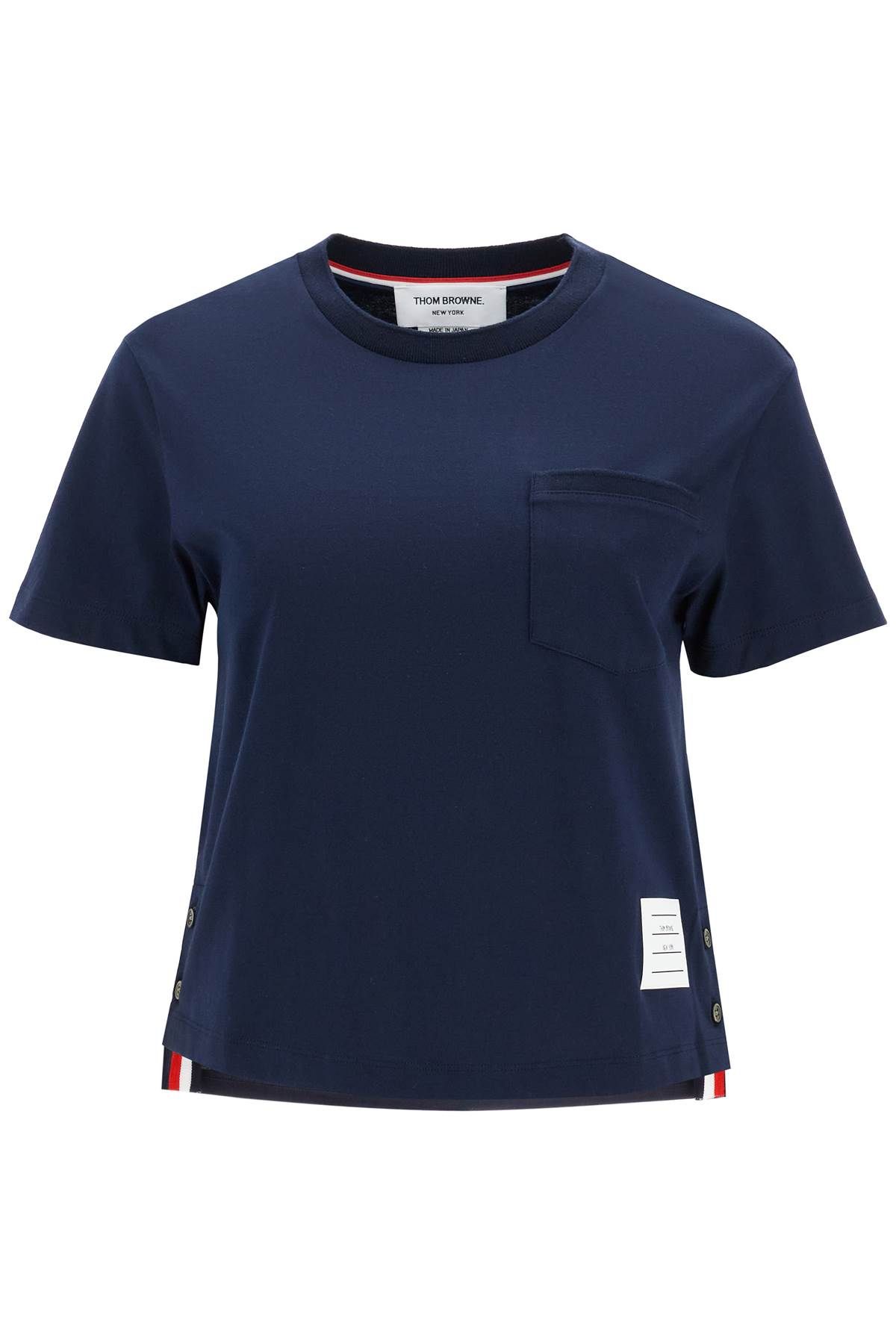 Thom Browne THOM BROWNE T-shirt boxy con taschino