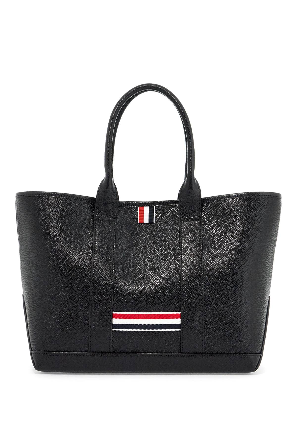 Thom Browne THOM BROWNE small leather tote bag for tools