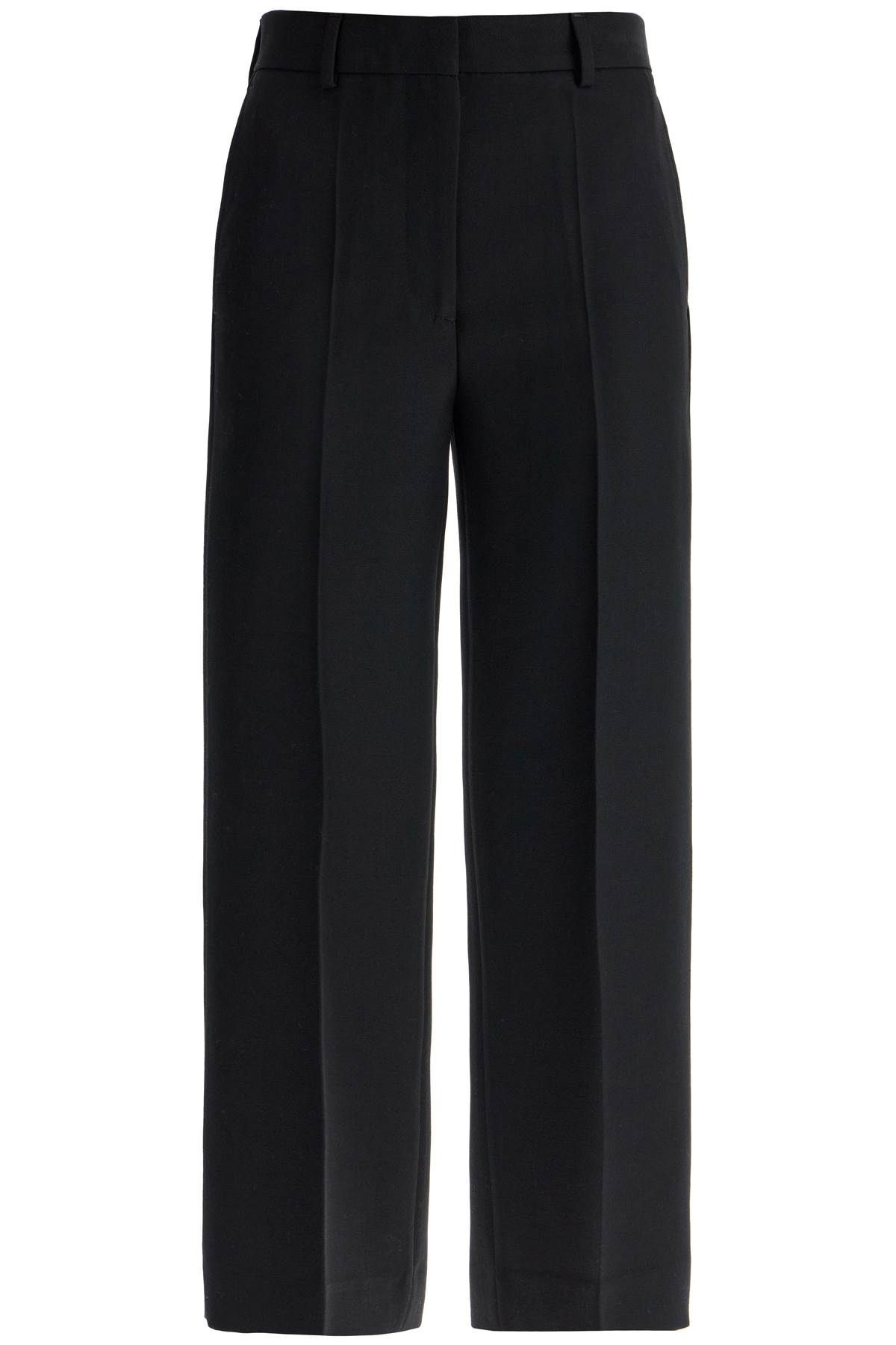 Toteme TOTEME cropped wool blend trousers